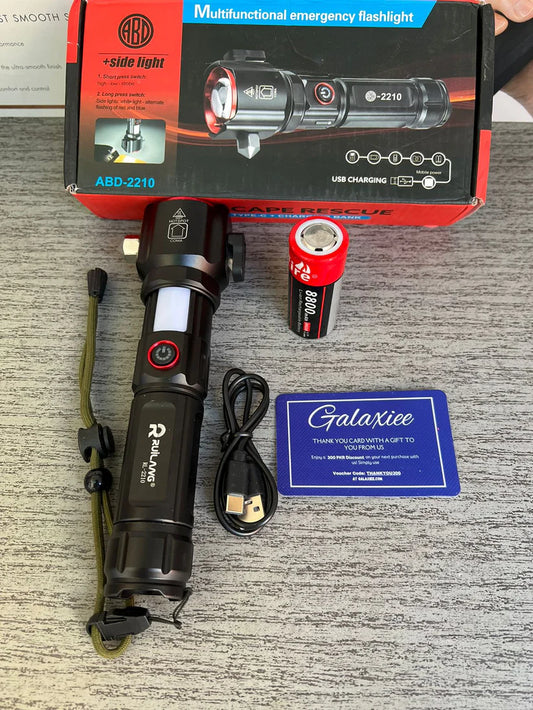 Laser LED Flashlight 1Km Range With Steel Body